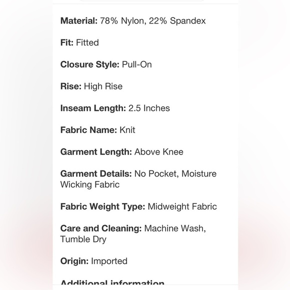 Women's High Waisted 2.5" Bike Shorts - JoyLab™ Blue XXL new - Picture 5 of 5